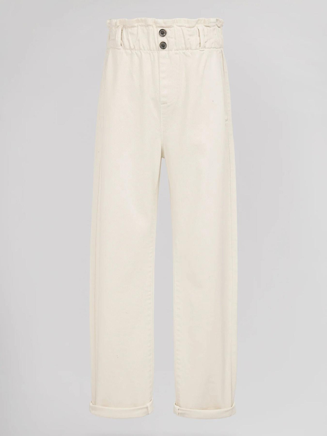 Jean paperbag blanc enfant - Teddy Smith