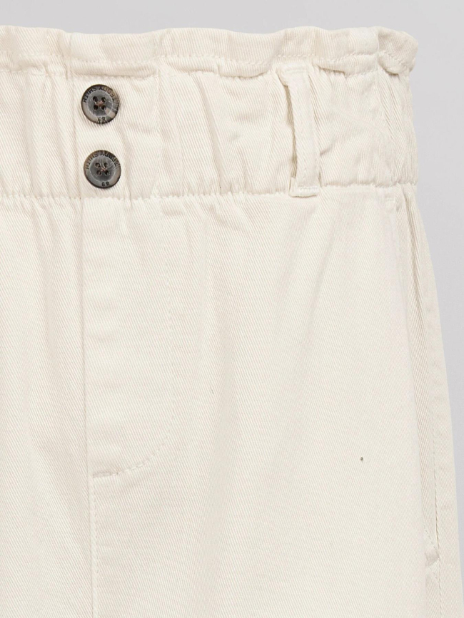 Jean paperbag blanc enfant - Teddy Smith