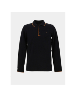 Polo manches longues gibson bleu marine homme - Benson & Cherry