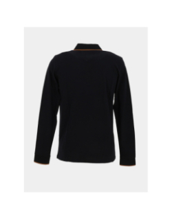 Polo manches longues gibson bleu marine homme - Benson & Cherry