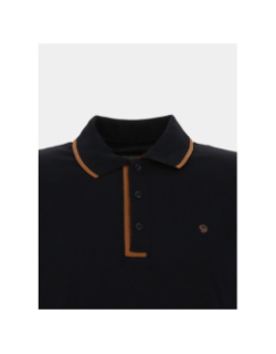 Polo manches longues gibson bleu marine homme - Benson & Cherry