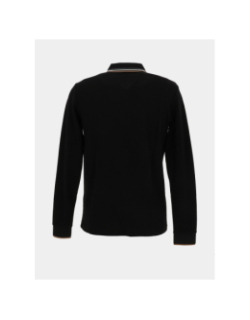 Polo manches longues gabin noir homme - Benson & Cherry
