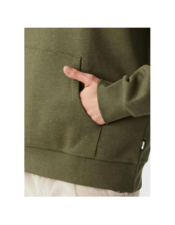 Sweat à capuche basement camo vert homme - Picture