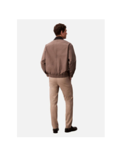 Pantalon chino slim stretch beige femme - Calvin Klein