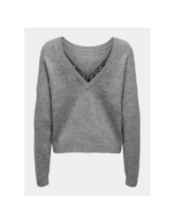 Pull réversible manifesta gris femme - Only