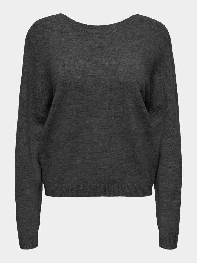 Pull réversible manifesta gris anthracite femme - Only