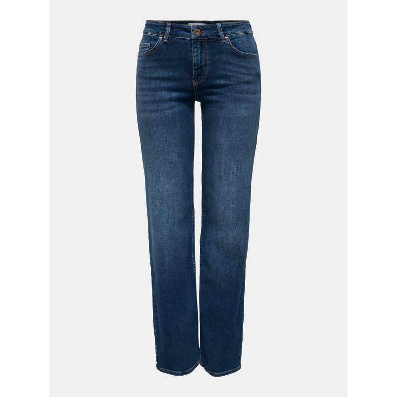 Jean droit blush dark bleu femme - Only