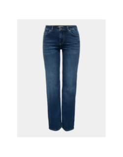 Jean droit blush dark bleu femme - Only