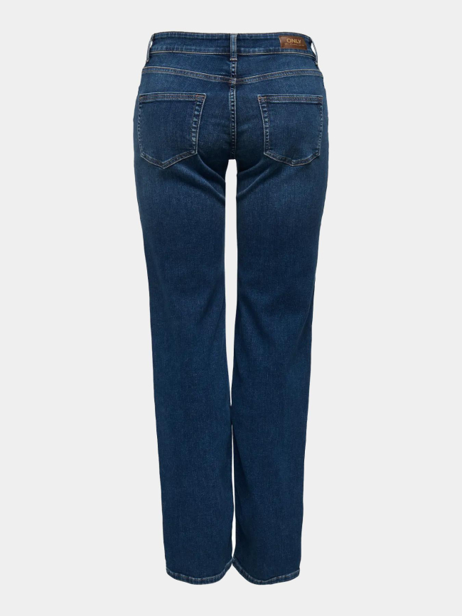 Jean droit blush dark bleu femme - Only