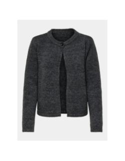 Gilet cardigan altos gris anthracite femme - Only