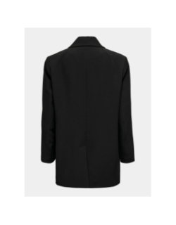 Veste blazer oversize lana berry noir femme - Only
