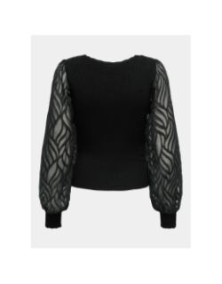 Pull côtelé julie noir femme - Only