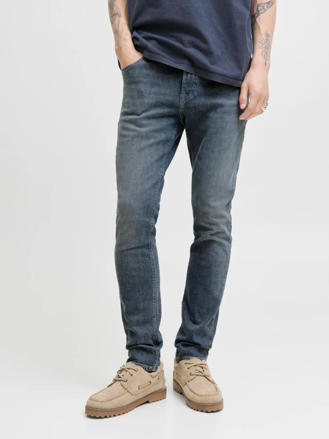 Jean slim glenn felix 646 bleu gris homme - Jack & Jones