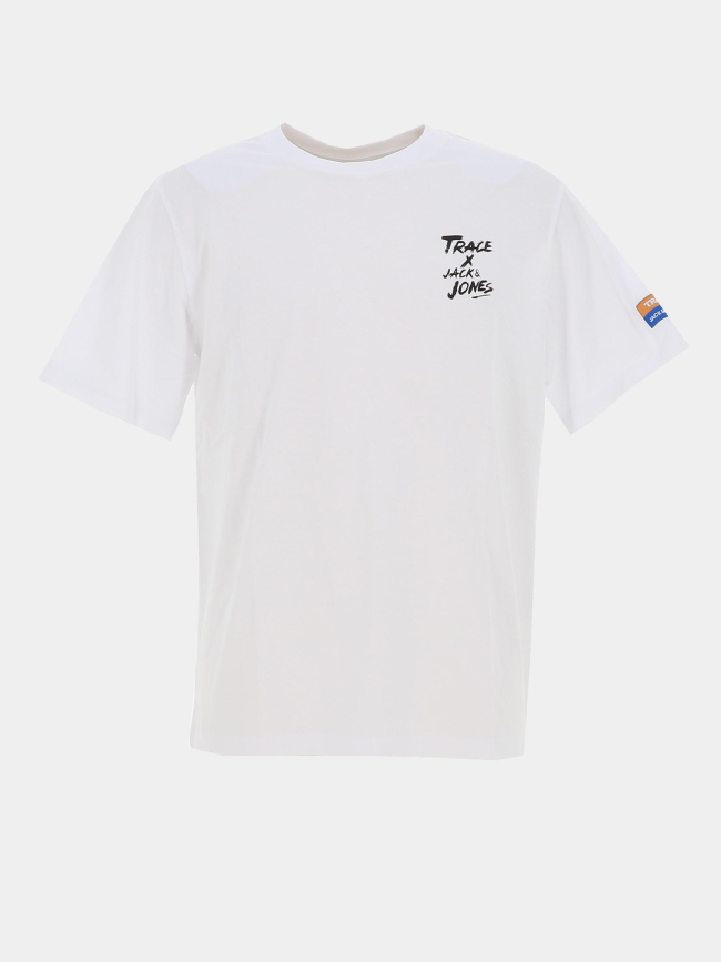 T-shirt trace teddy blanc homme - Jack & Jones