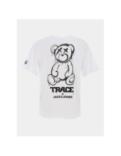 T-shirt trace teddy blanc homme - Jack & Jones
