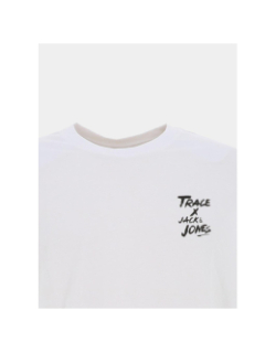 T-shirt trace teddy blanc homme - Jack & Jones