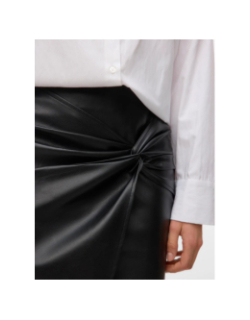 Jupe simili-cuir gawn noir femme - Vero Moda