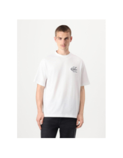 T-shirt seasonal monologo blanc homme - Calvin Klein Jeans