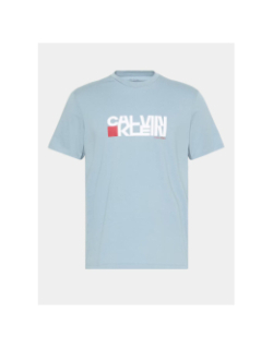T-shirt 30s redbox graphic logo bleu homme - Calvin Klein Jeans