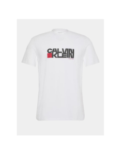 T-shirt 30s redbox graphic logo blanc homme - Calvin Klein Jeans