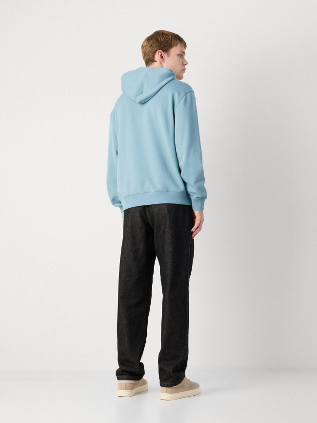 Sweat à capuche redbox bleu homme - Calvin Klein Jeans