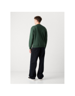 Sweatshirt terry badge vert homme - Calvin Klein Jeans