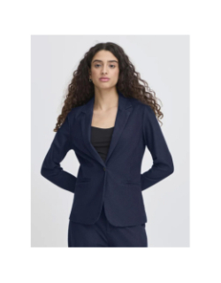 Veste blazer denim kate bleu femme - Ichi