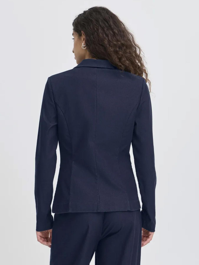 Veste blazer denim kate bleu femme - Ichi
