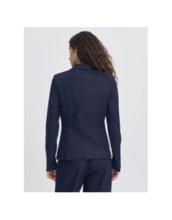 Veste blazer denim kate bleu femme - Ichi