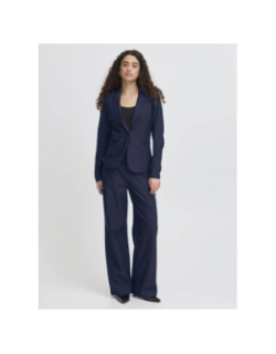 Veste blazer denim kate bleu femme - Ichi