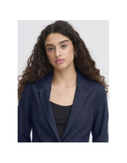 Veste blazer denim kate bleu femme - Ichi