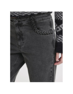 Jean droit nolia gris anthracite femme - Ichi