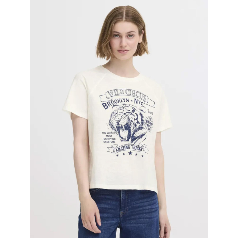 T-shirt nimo blanc femme - Ichi