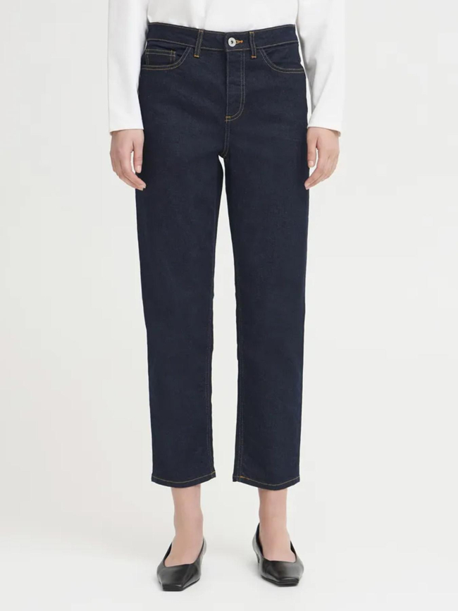 Jean droit cropped twiggy raven authentic bleu femme - Ichi