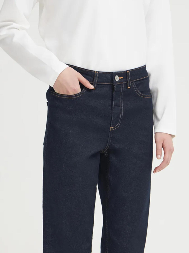 Jean droit cropped twiggy raven authentic bleu femme - Ichi