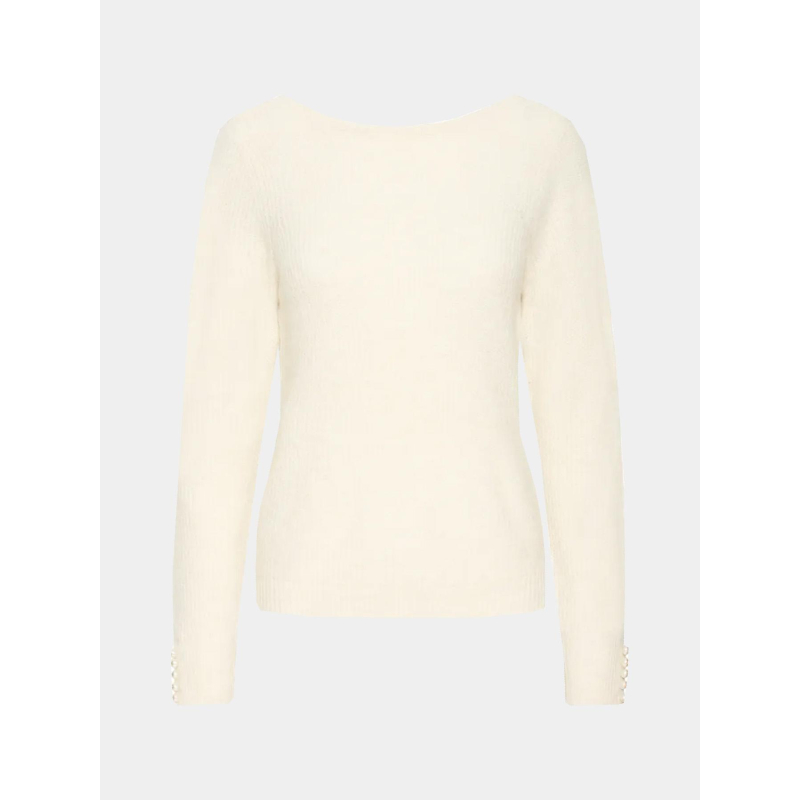 Pull ihkamara blanc femme - Ichi