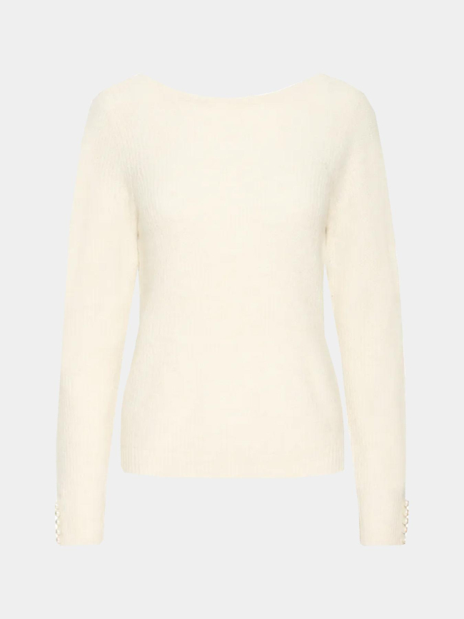 Pull ihkamara blanc femme - Ichi