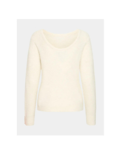 Pull ihkamara blanc femme - Ichi