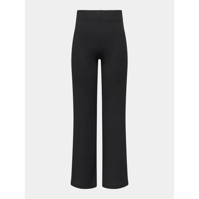 Pantalon droit côtelé seren noir femme - Only Play