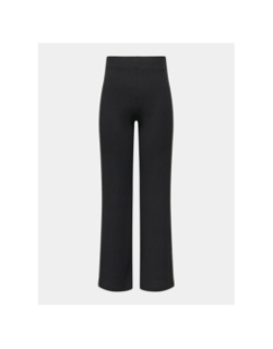 Pantalon droit côtelé seren noir femme - Only Play