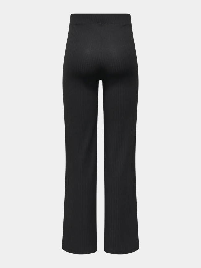 Pantalon droit côtelé seren noir femme - Only Play