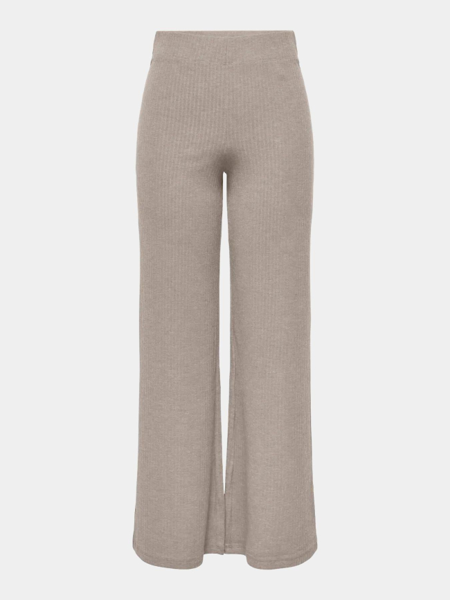 Pantalon droit côtelé seren beige femme - Only Play