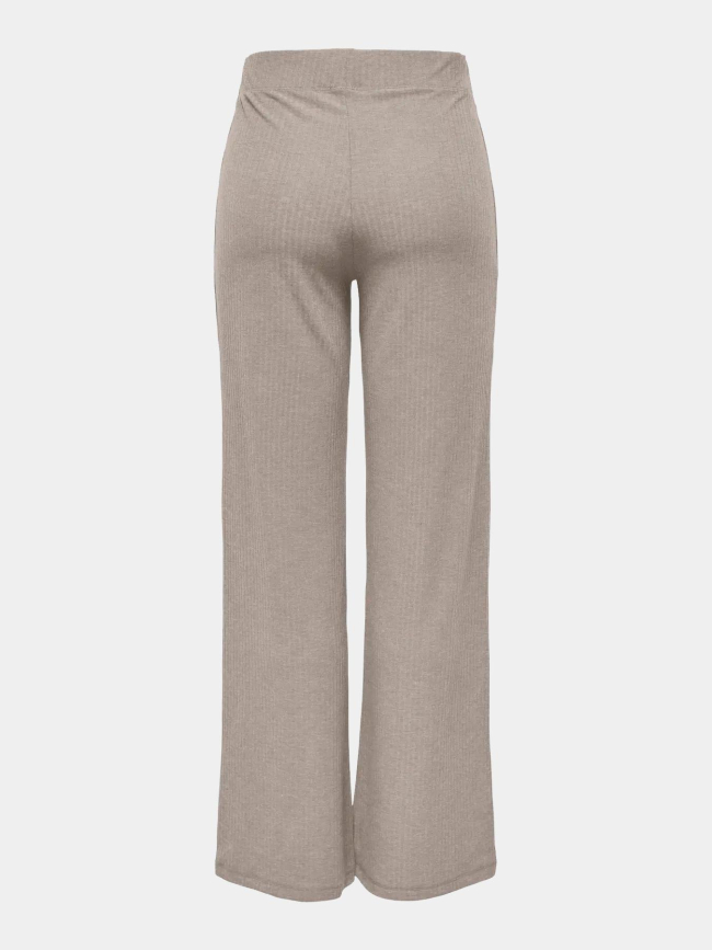 Pantalon droit côtelé seren beige femme - Only Play