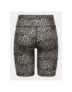 Short cycliste léopard jam 2 aleo marron femme - Only Play