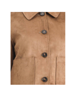 Veste suédine tulip marron femme - Only