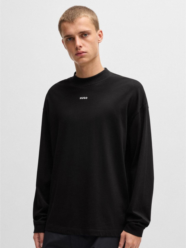 Sweat fin daposo noir homme - Hugo