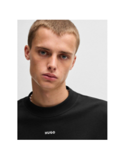 Sweat fin daposo noir homme - Hugo
