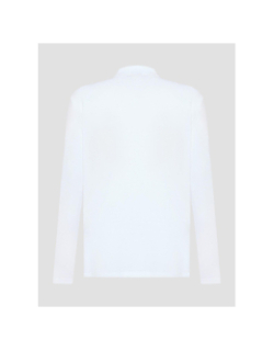 Polo uni donoslong blanc homme - Hugo