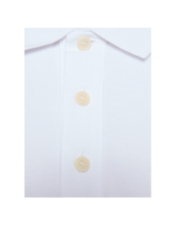 Polo uni donoslong blanc homme - Hugo