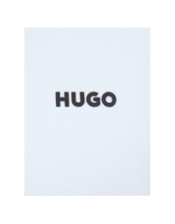 Polo uni donoslong blanc homme - Hugo